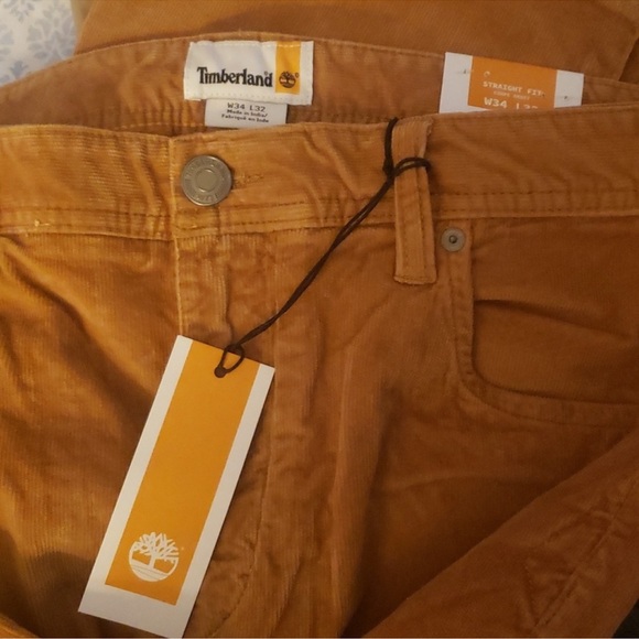 Timberland Men’s Straight Fit Corduroy Size W34/ L32 - Picture 6 of 6